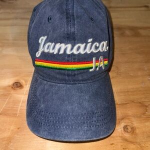 Jamaica Embroidered Navy Cap